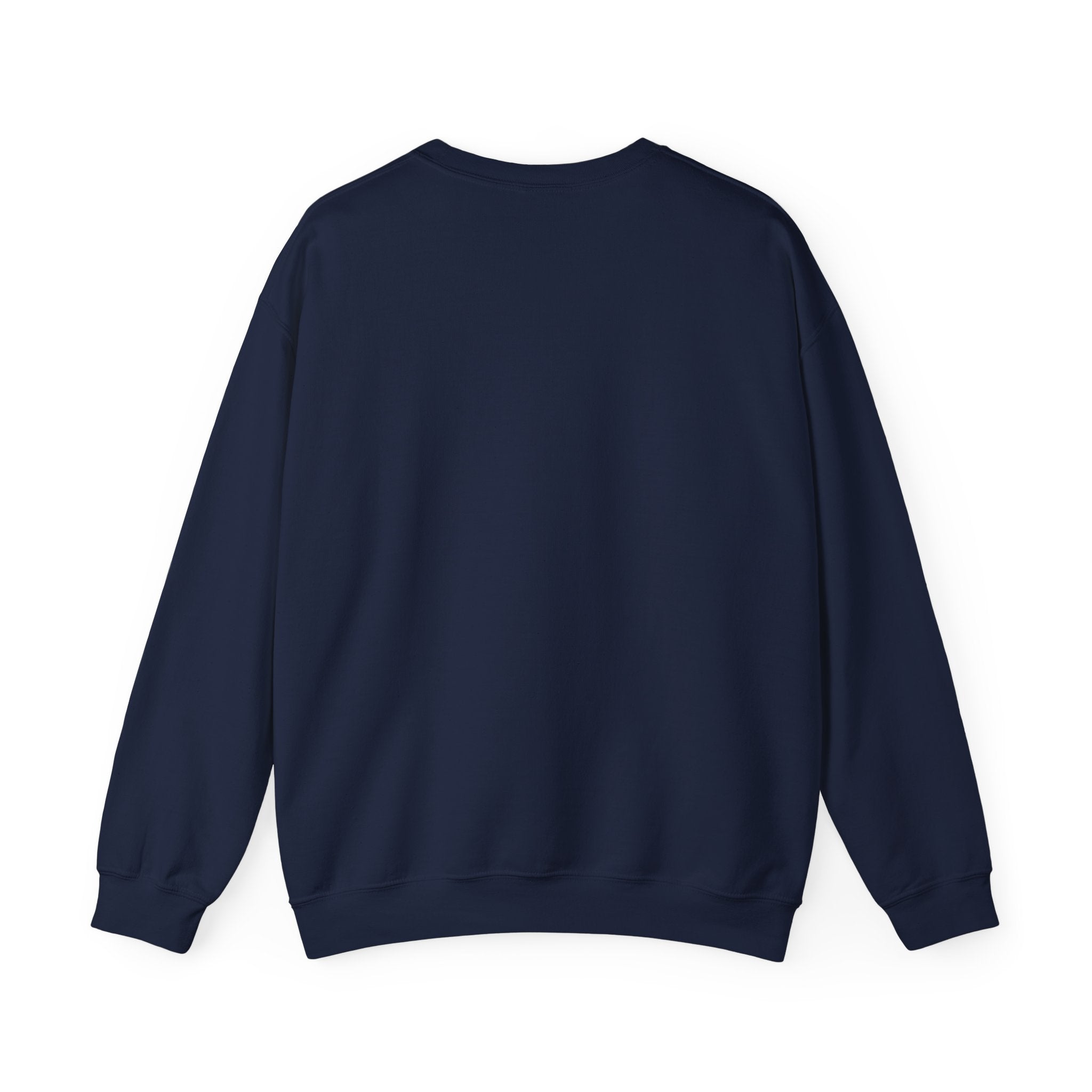Holiday Vibes Crewneck Sweatshirt with Mistletoe and Pine Cones Design