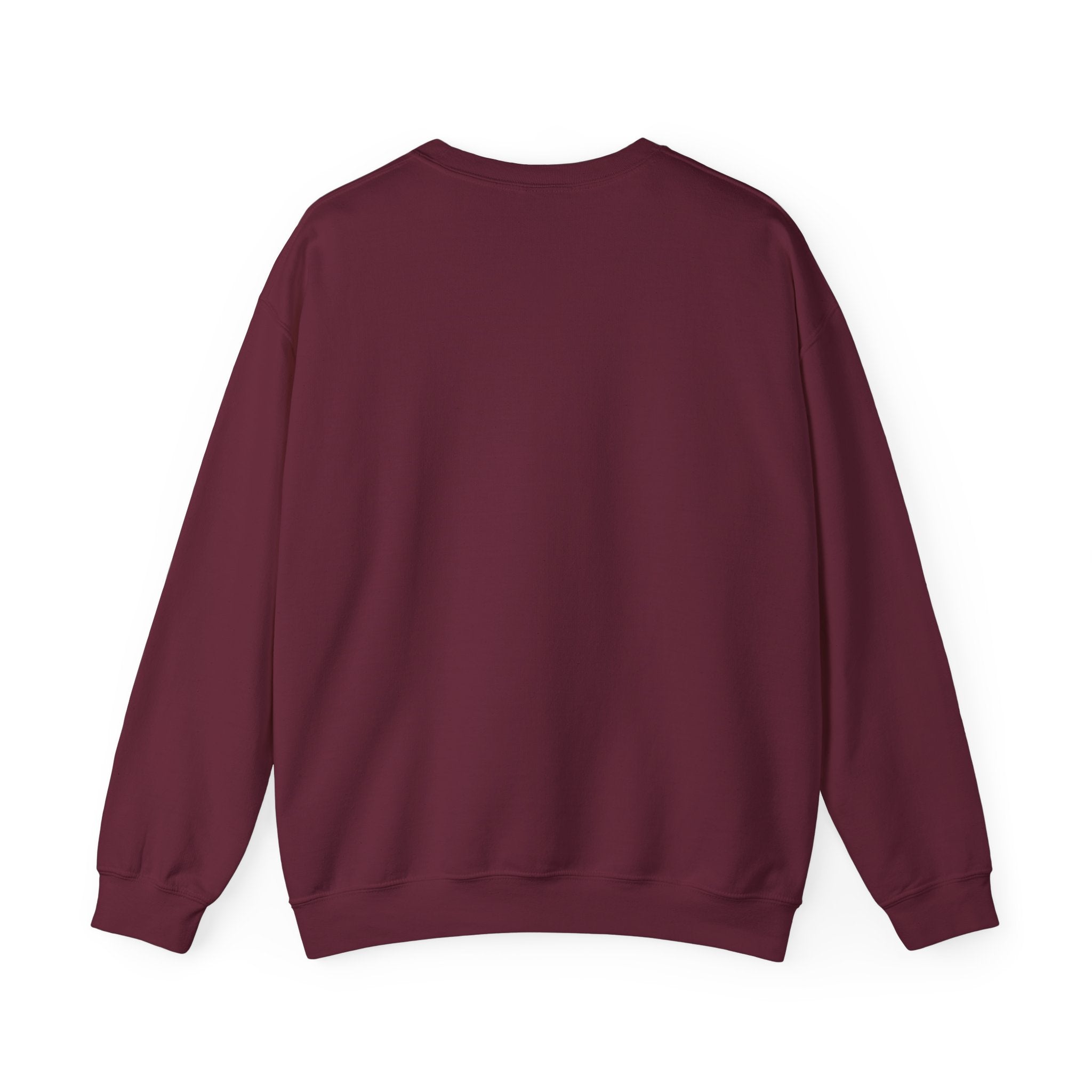Holiday Vibes Crewneck Sweatshirt with Mistletoe and Pine Cones Design