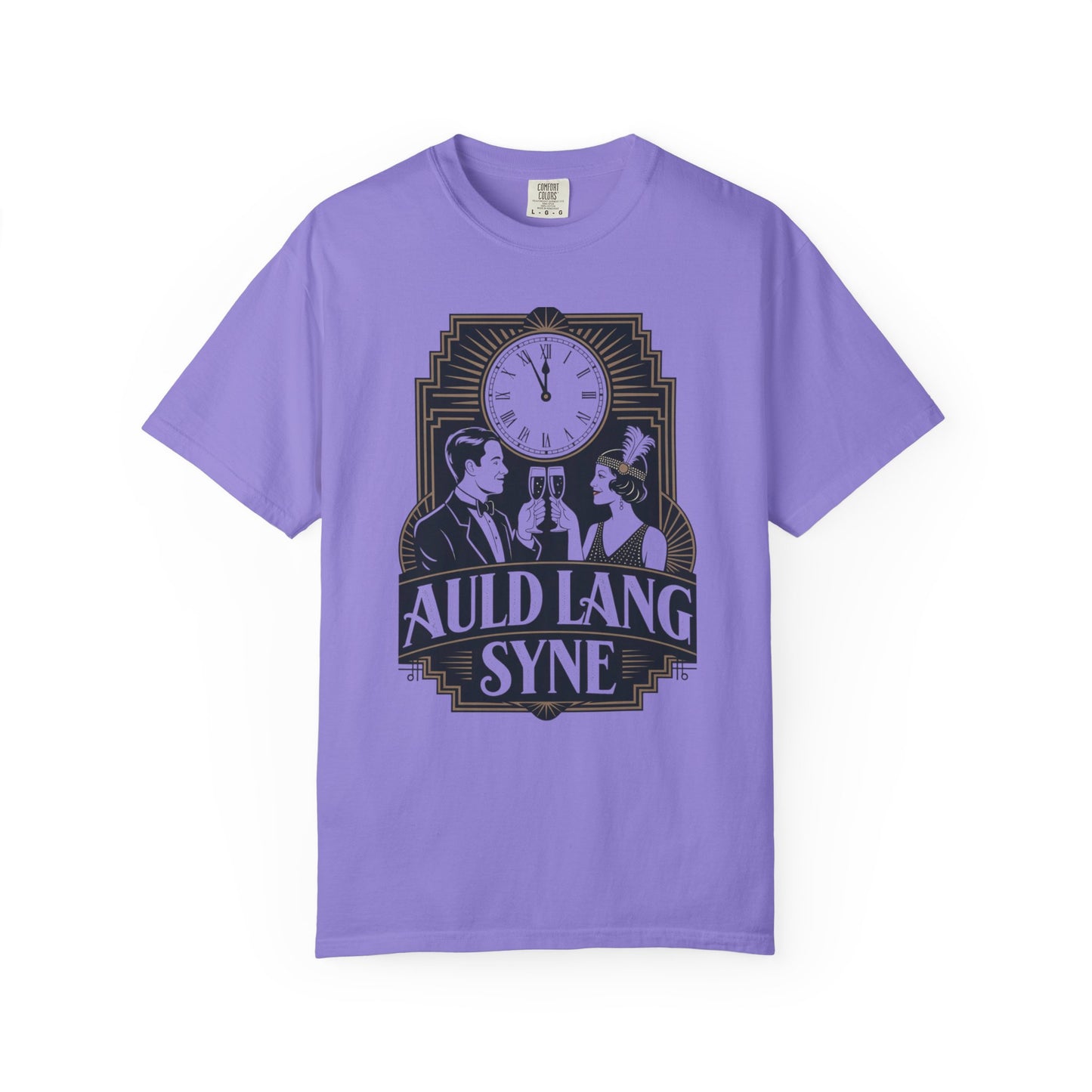 Auld Lang Syne Unisex Garment-Dyed T-shirt