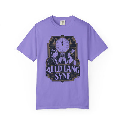 Auld Lang Syne Unisex Garment-Dyed T-shirt