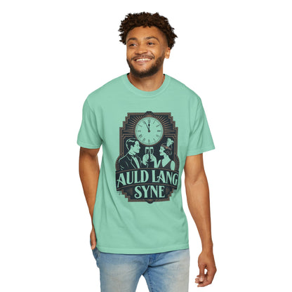 Auld Lang Syne Unisex Garment-Dyed T-shirt