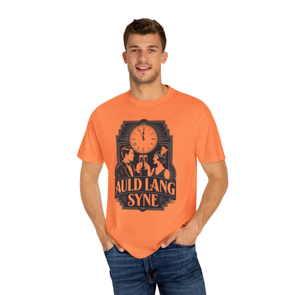 Auld Lang Syne Unisex Garment-Dyed T-shirt