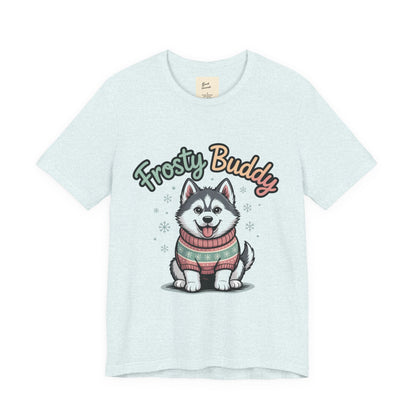 Frosty Buddy Dog T-Shirt
