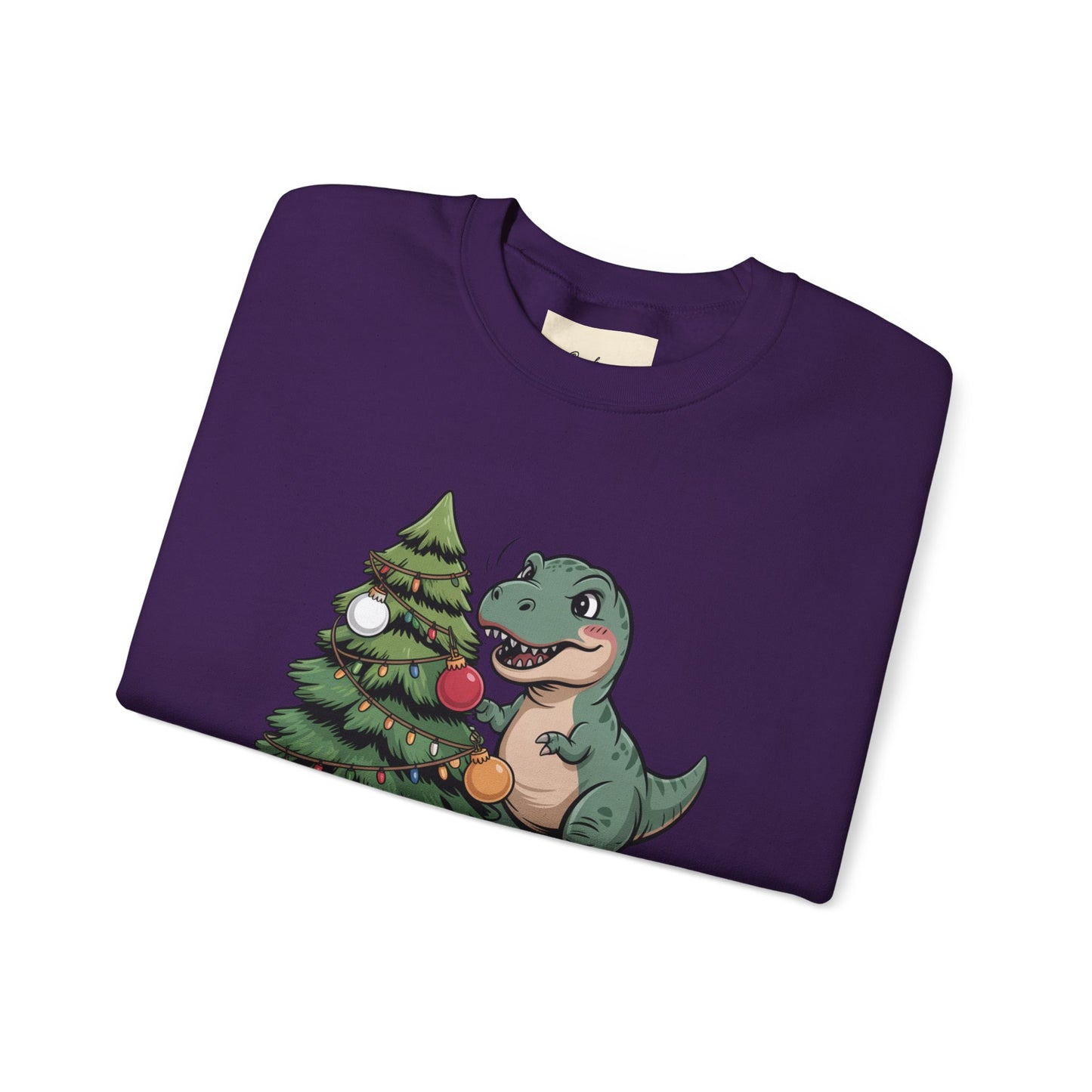 Get festive with the Christmas Crewneck Sweatshirt – Tree Rex Problems. Cozy, fun, and ideal for holiday parties or gifting this season.