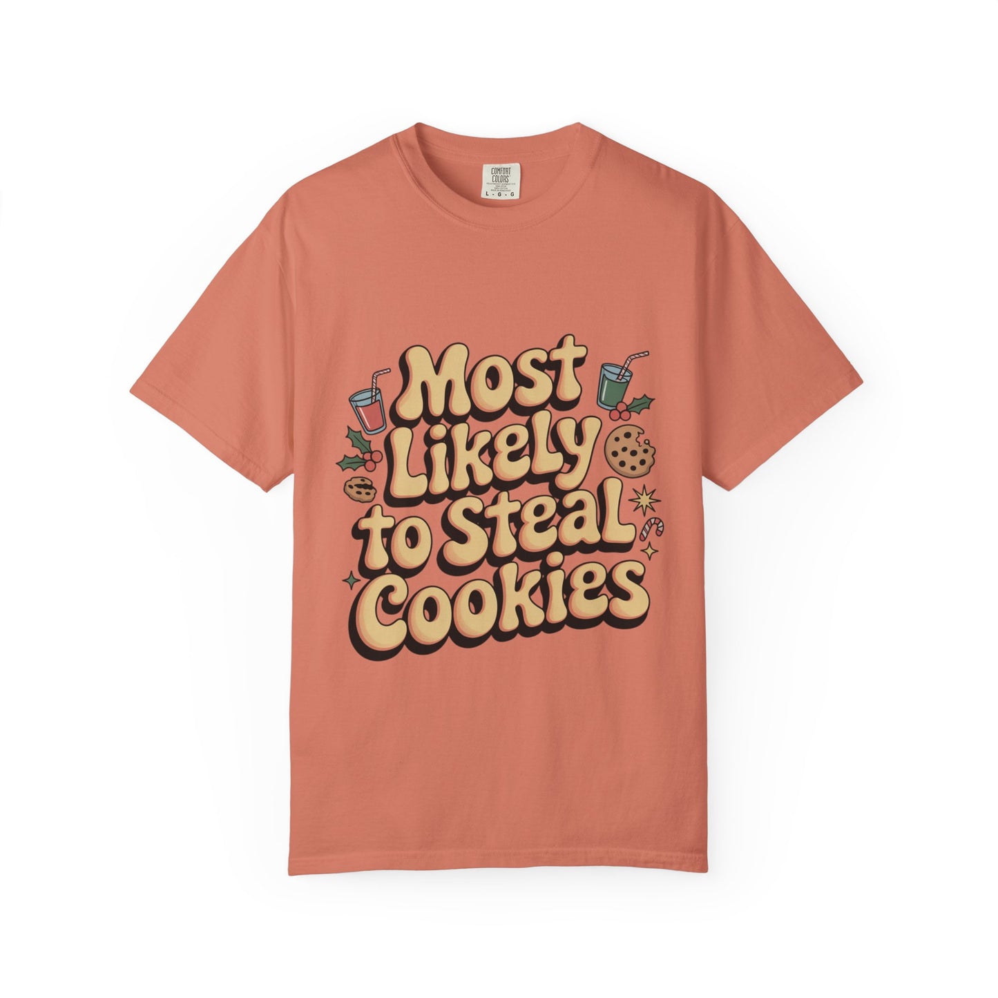 Vintage Christmas Cookie Thief T-shirt