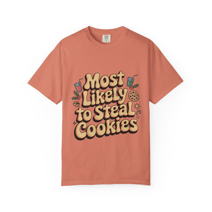 Vintage Christmas Cookie Thief T-shirt