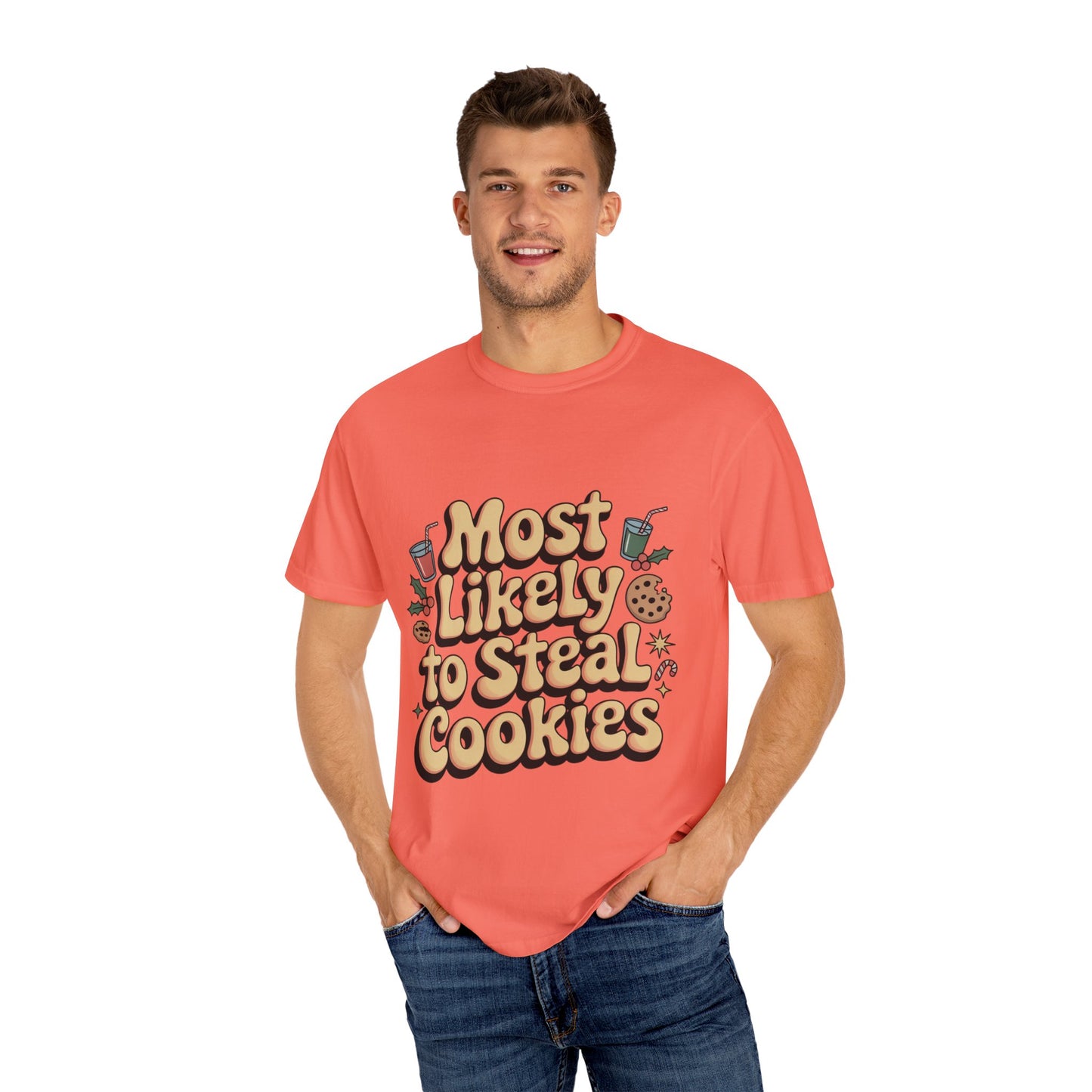 Vintage Christmas Cookie Thief T-shirt