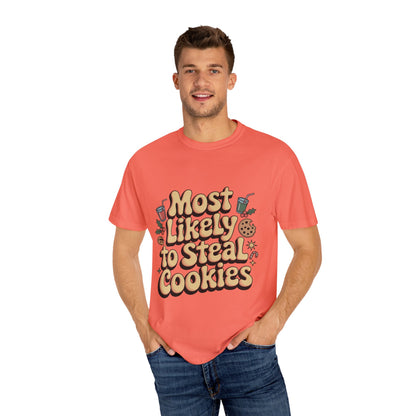 Vintage Christmas Cookie Thief T-shirt