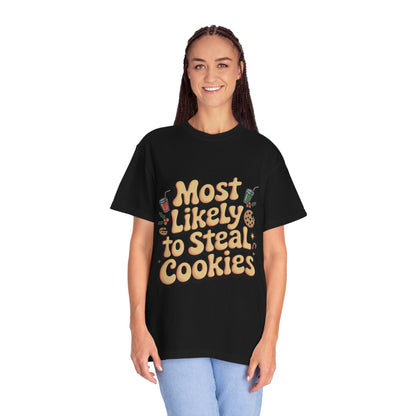 Vintage Christmas Cookie Thief T-shirt