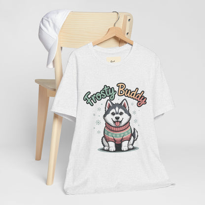 Frosty Buddy Dog T-Shirt