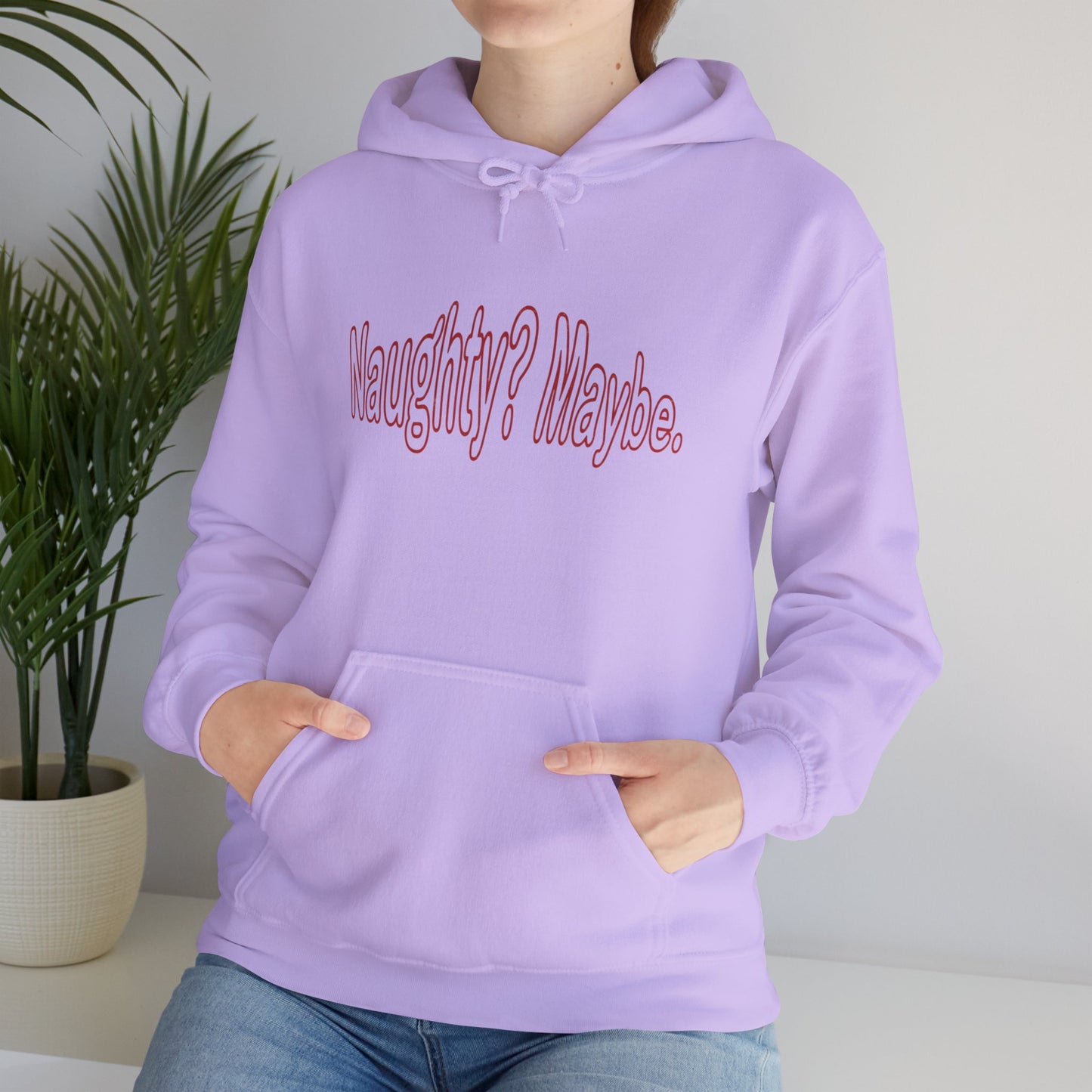 Christmas Hoodie - Naughty?  Maybe