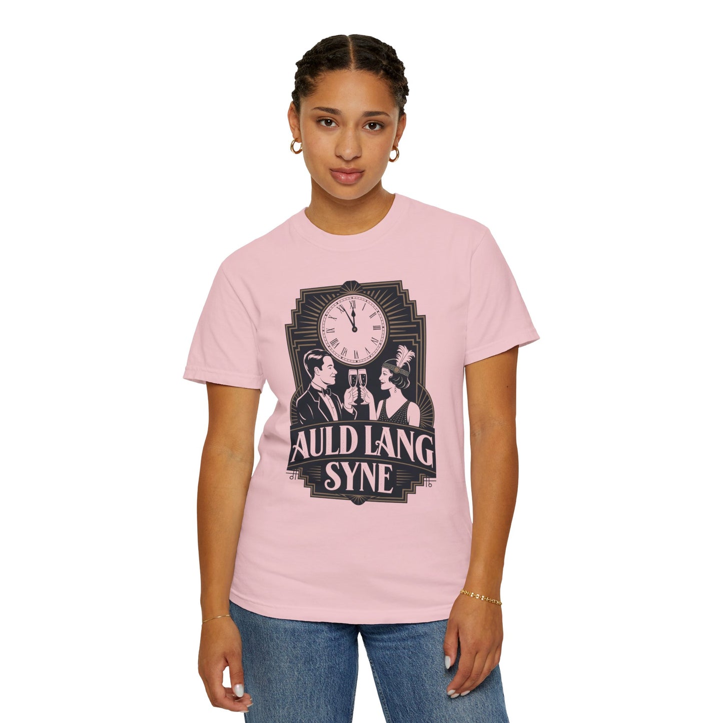 Auld Lang Syne Unisex Garment-Dyed T-shirt