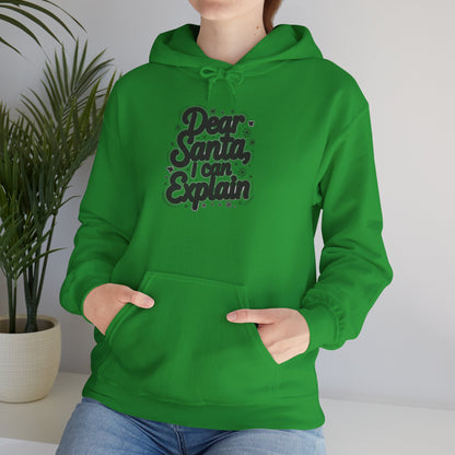 Christmas Hoodie Unisex - Dear Santa, I Can Explain