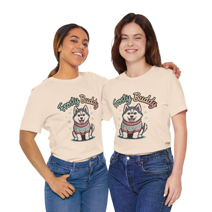 Frosty Buddy Dog T-Shirt