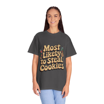 Vintage Christmas Cookie Thief T-shirt