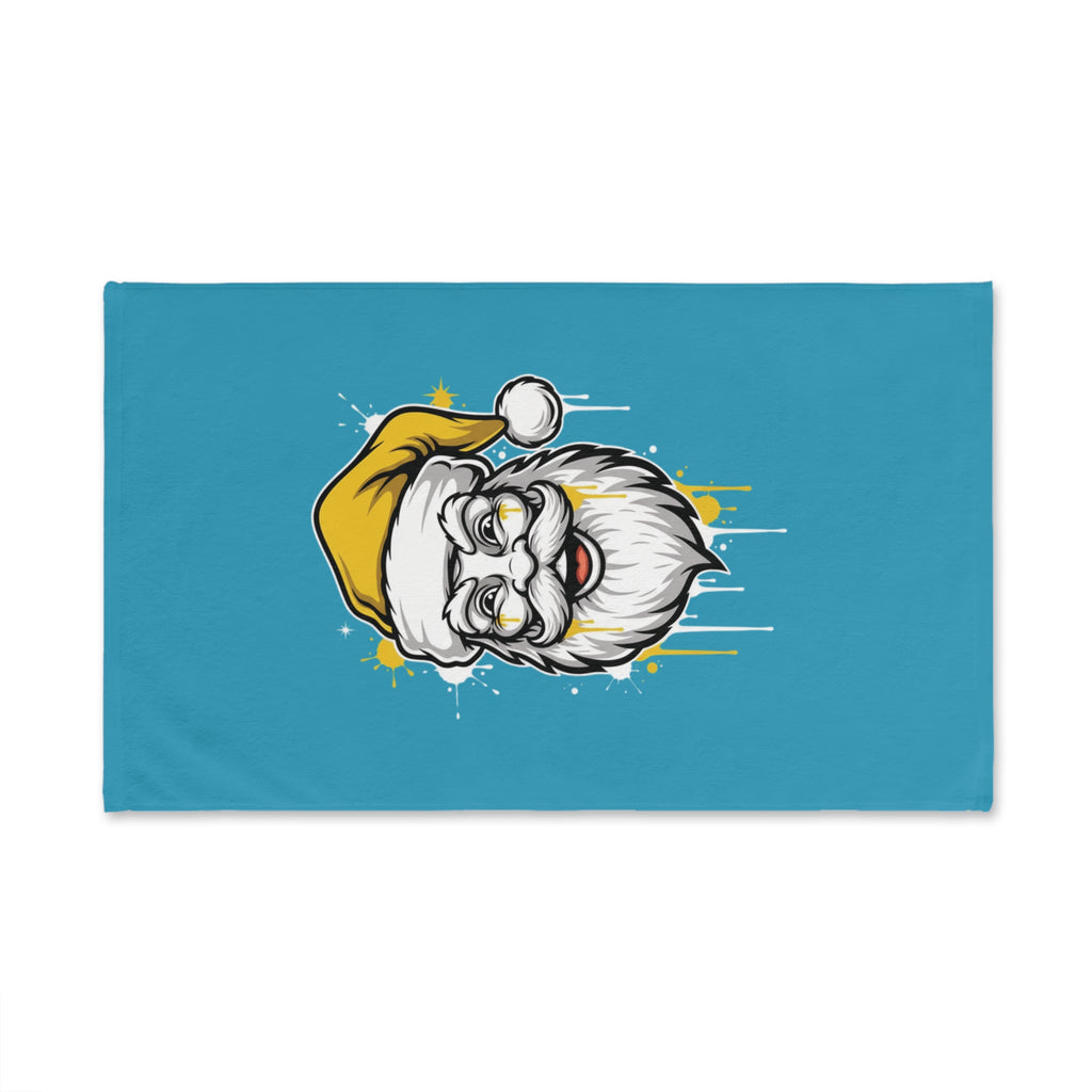 Hand Towel - Graffiti Santa Face Street-Wear Style Design