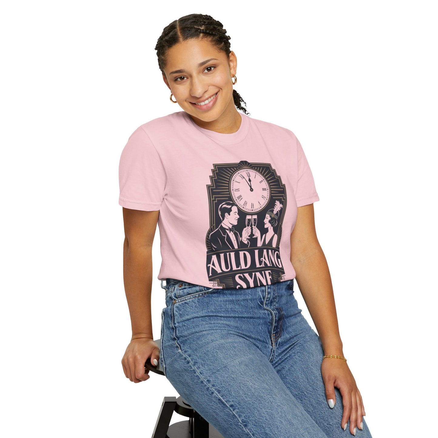 Auld Lang Syne Unisex Garment-Dyed T-shirt