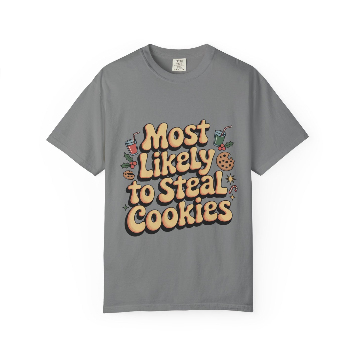 Vintage Christmas Cookie Thief T-shirt