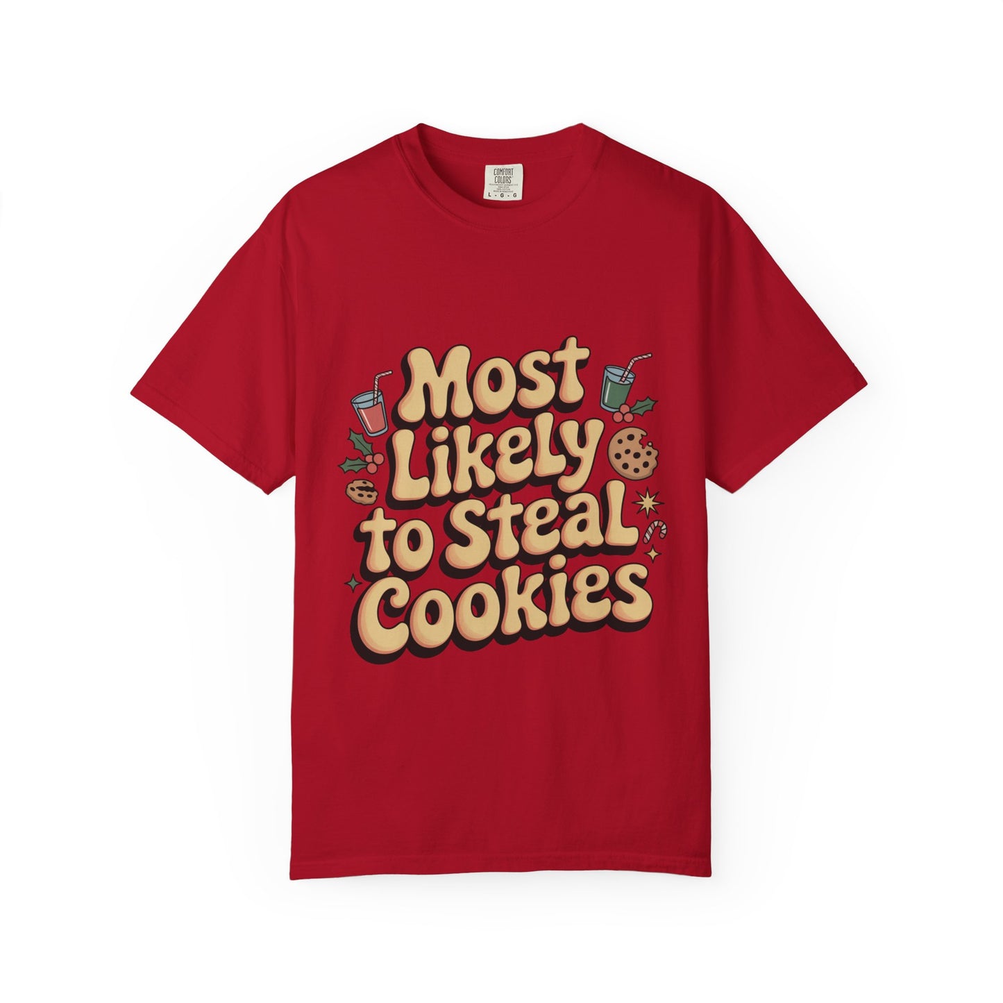 Vintage Christmas Cookie Thief T-shirt