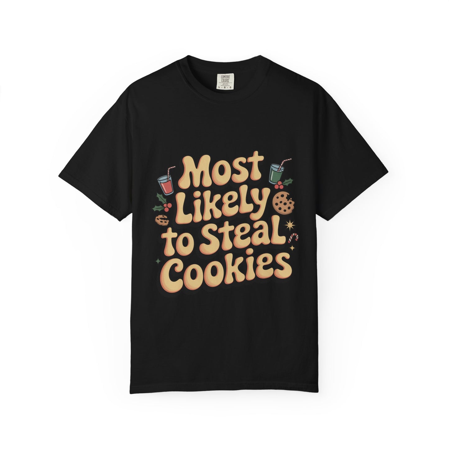Vintage Christmas Cookie Thief T-shirt