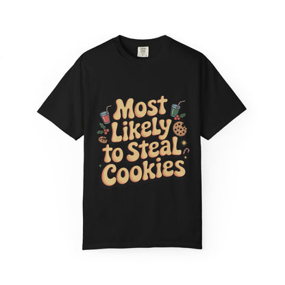 Vintage Christmas Cookie Thief T-shirt
