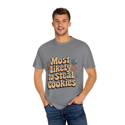 Vintage Christmas Cookie Thief T-shirt