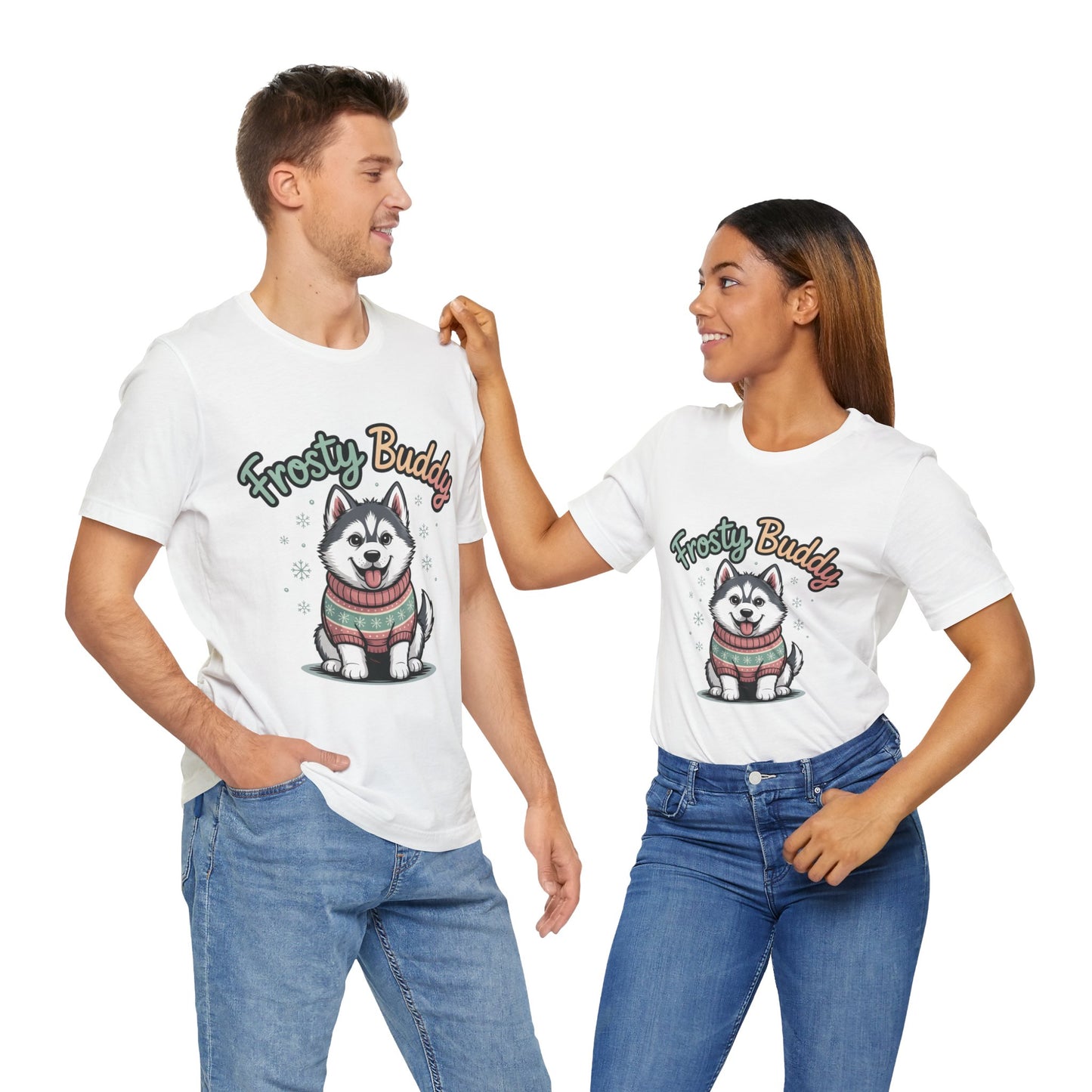 Frosty Buddy Dog T-Shirt