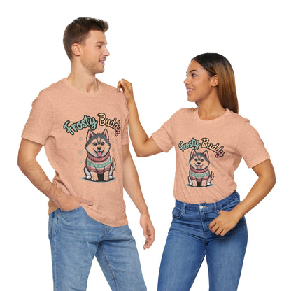 Frosty Buddy Dog T-Shirt