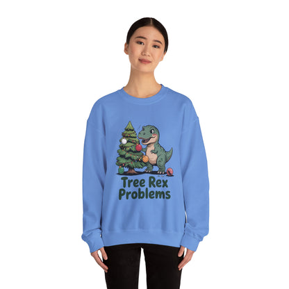 Get festive with the Christmas Crewneck Sweatshirt – Tree Rex Problems. Cozy, fun, and ideal for holiday parties or gifting this season.Get festive with the Christmas Crewneck Sweatshirt – Tree Rex Problems. Cozy, fun, and ideal for holiday parties or gifting this season.