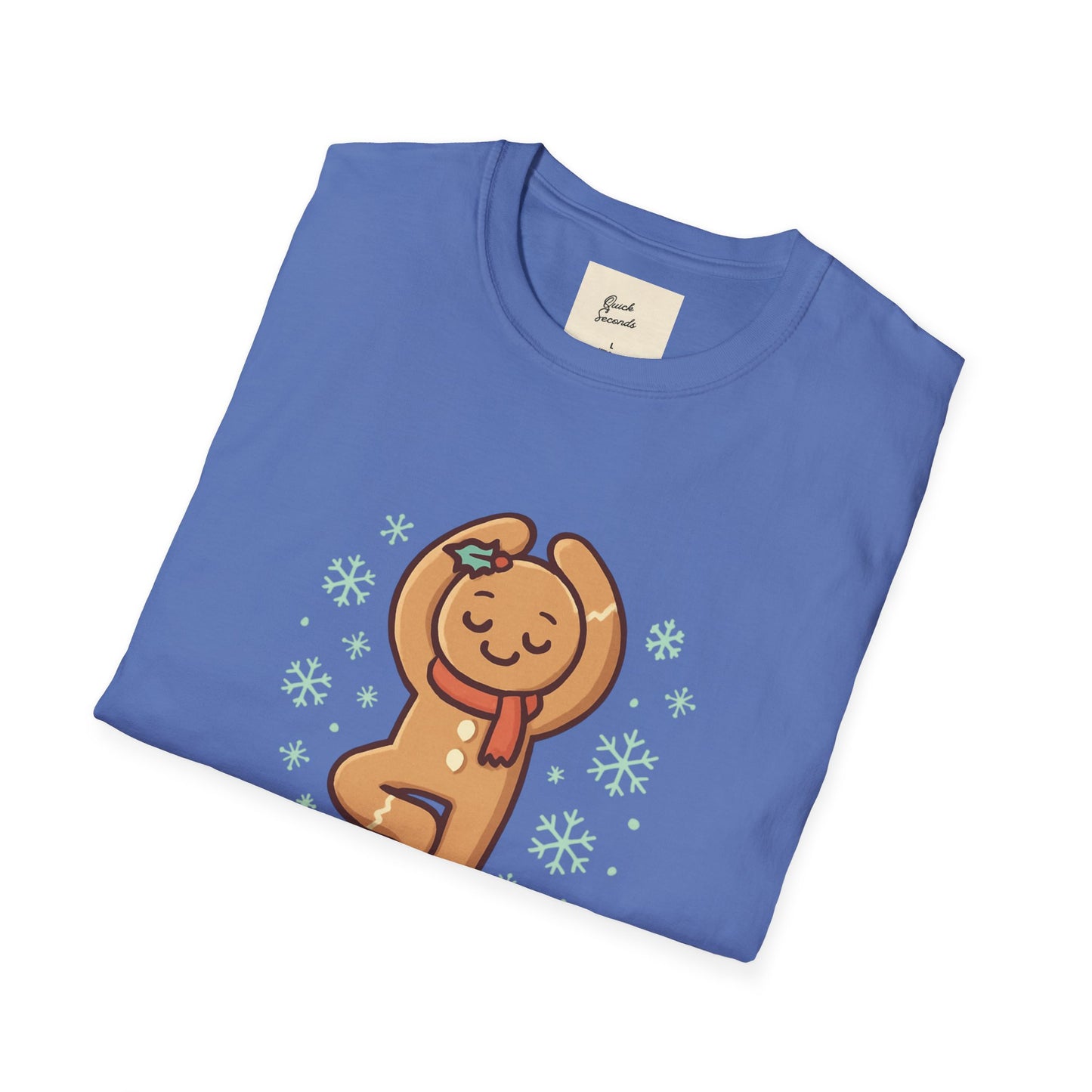 Yoga Gingerbread Man T-Shirt - Tree Pose Tidings