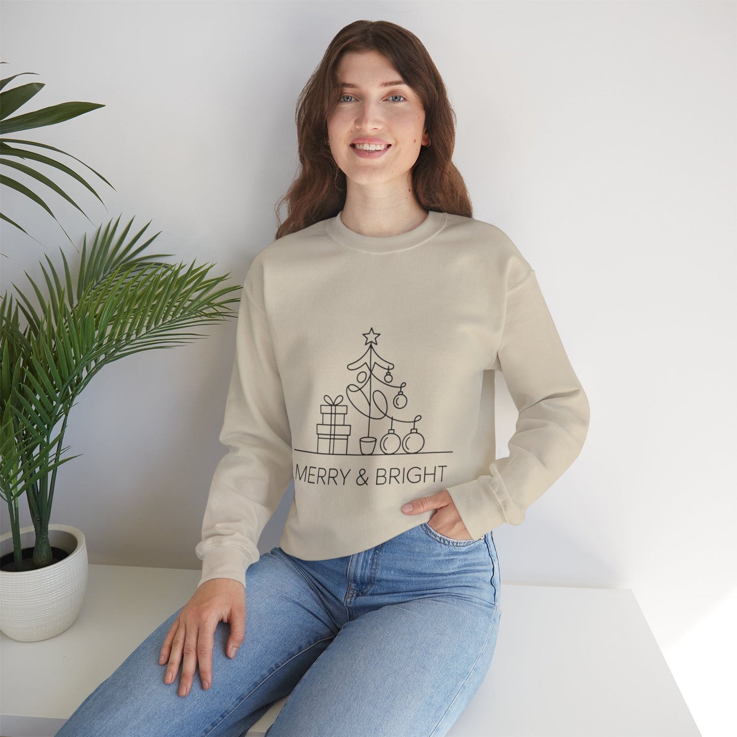 Merry & Bright Holiday Sweatshirt