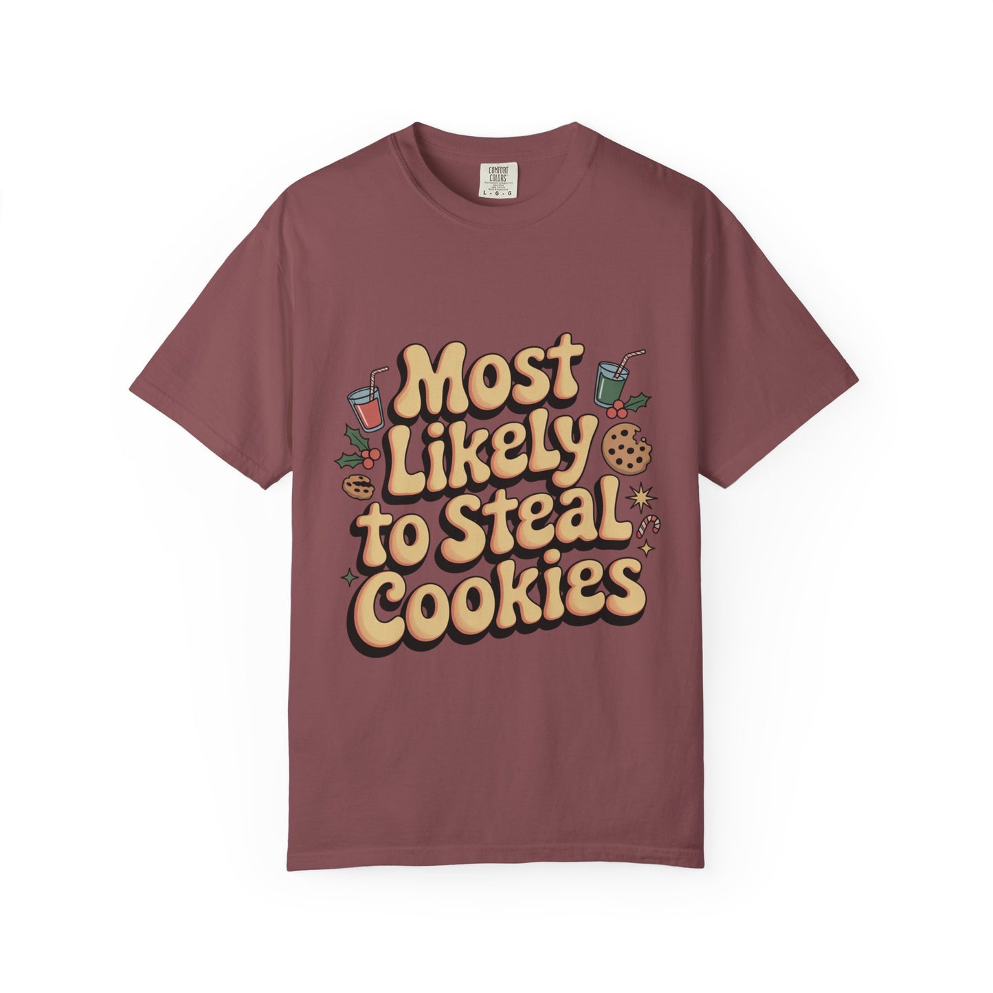 Vintage Christmas Cookie Thief T-shirt
