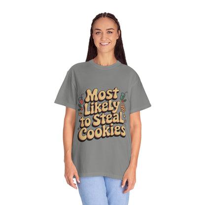 Vintage Christmas Cookie Thief T-shirt