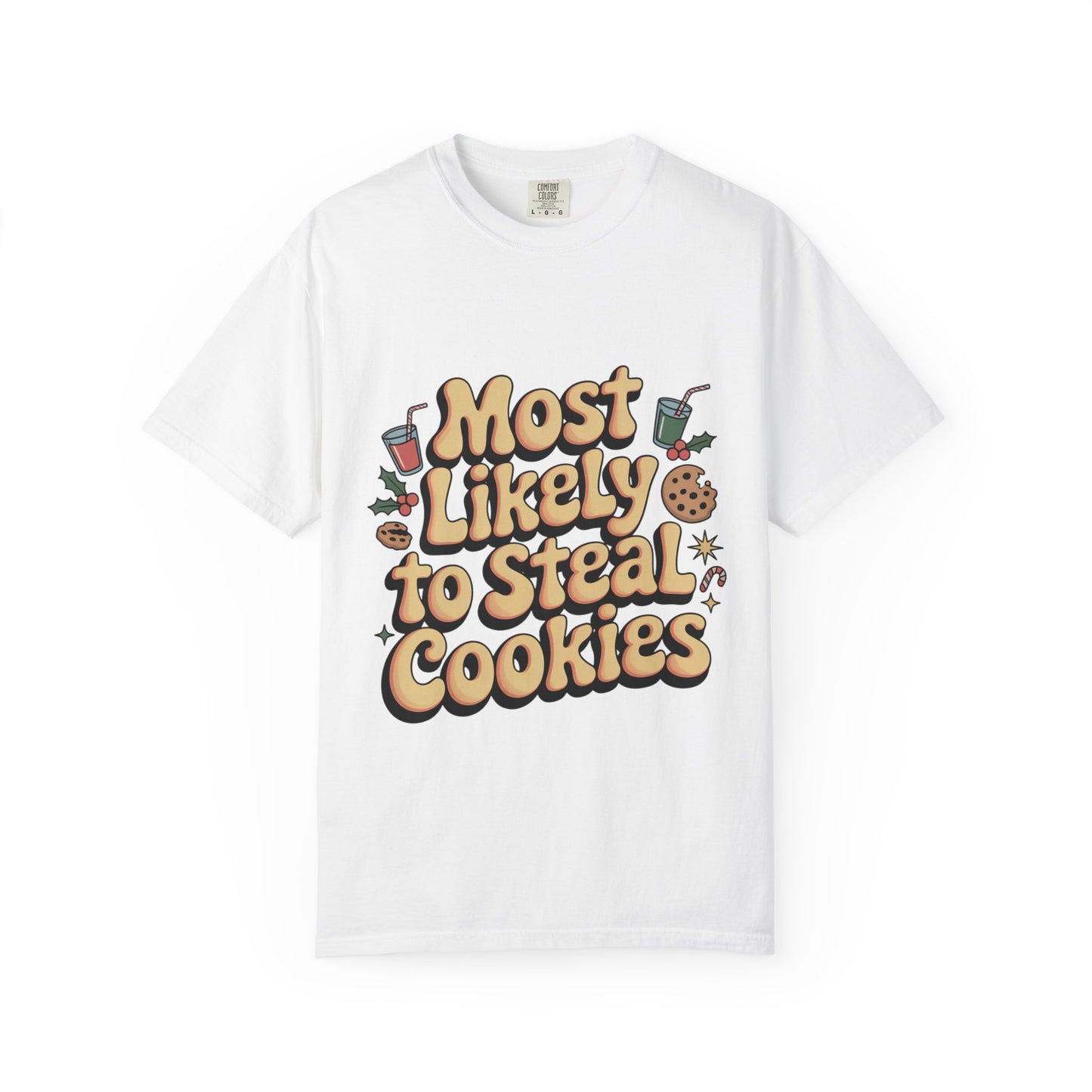 Vintage Christmas Cookie Thief T-shirt