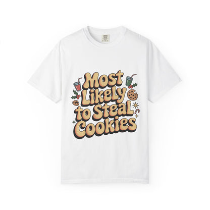 Vintage Christmas Cookie Thief T-shirt