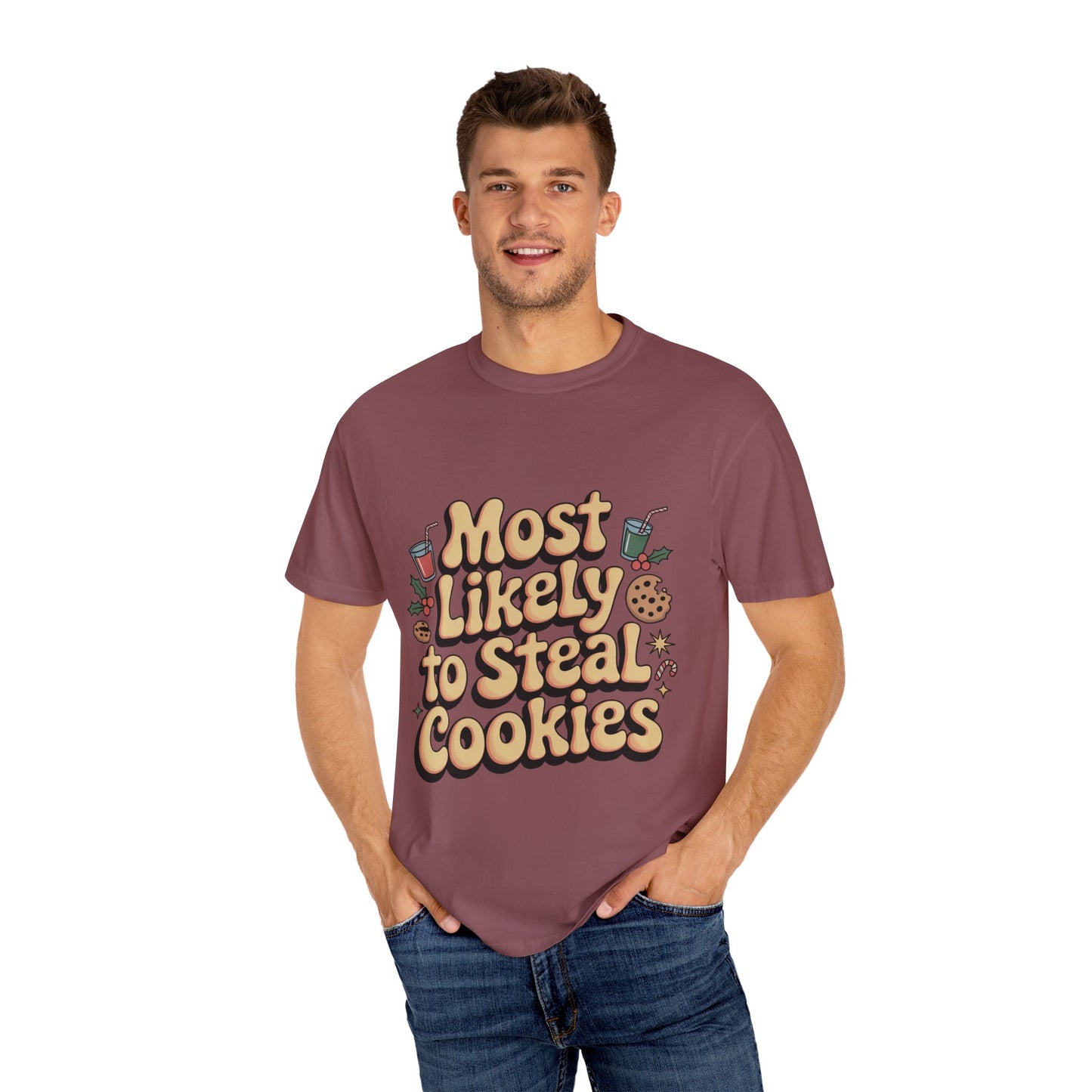 Vintage Christmas Cookie Thief T-shirt
