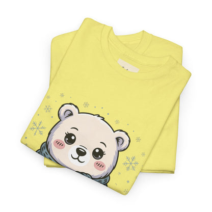 Cute Polar Bear Unisex Heavy Cotton Tee