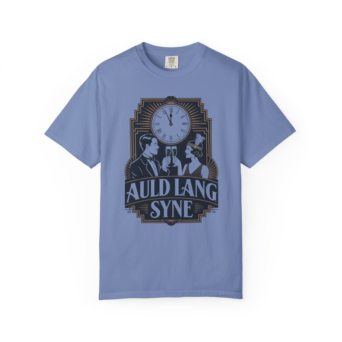 Auld Lang Syne Unisex Garment-Dyed T-shirt