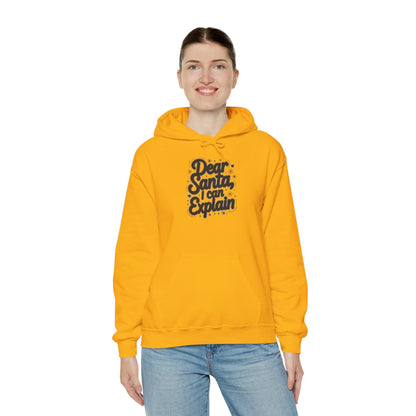 Christmas Hoodie Unisex - Dear Santa, I Can Explain