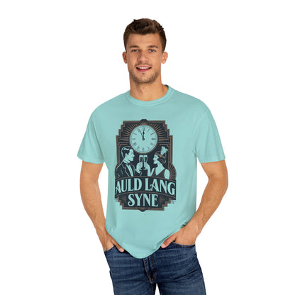 Auld Lang Syne Unisex Garment-Dyed T-shirt