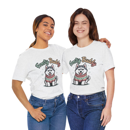 Frosty Buddy Dog T-Shirt