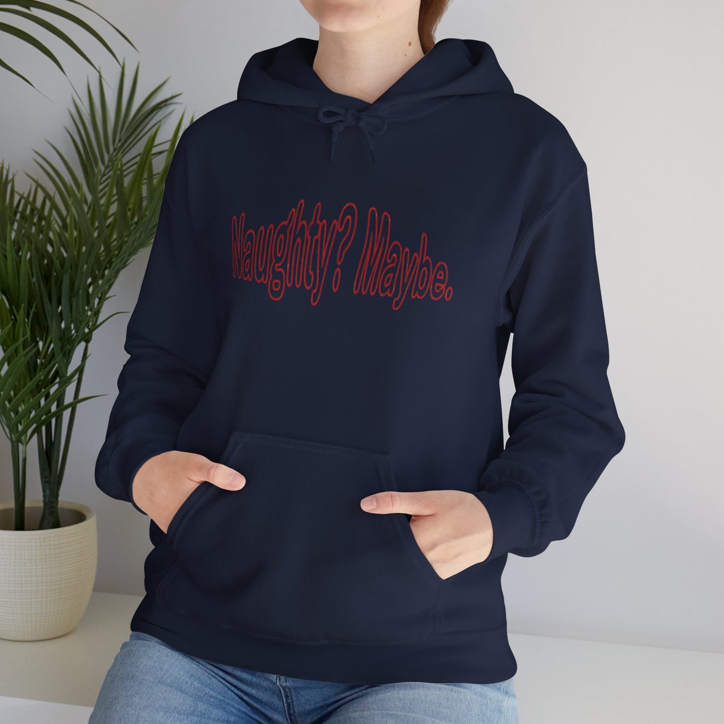 Christmas Hoodie - Naughty?  Maybe
