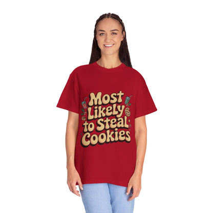 Vintage Christmas Cookie Thief T-shirt