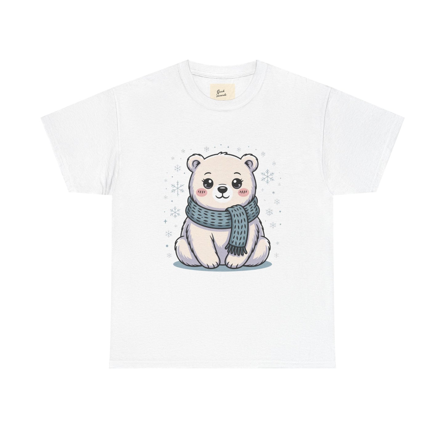 Cute Polar Bear Unisex Heavy Cotton Tee