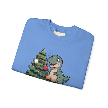 Get festive with the Christmas Crewneck Sweatshirt – Tree Rex Problems. Cozy, fun, and ideal for holiday parties or gifting this season.