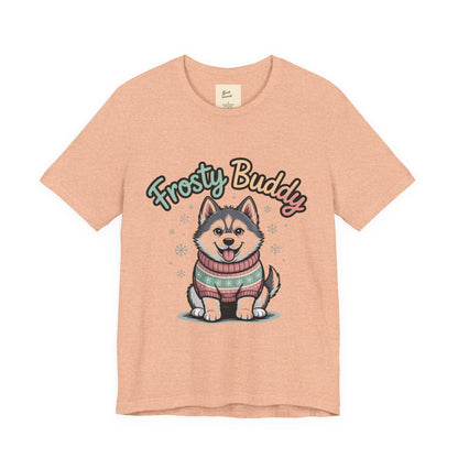 Frosty Buddy Dog T-Shirt