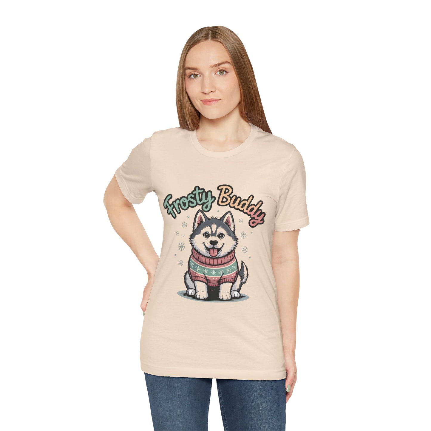 Frosty Buddy Dog T-Shirt