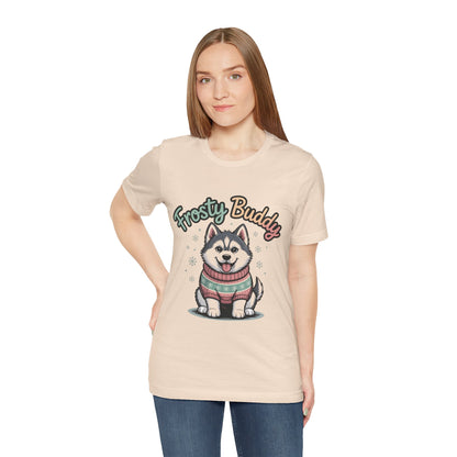 Frosty Buddy Dog T-Shirt