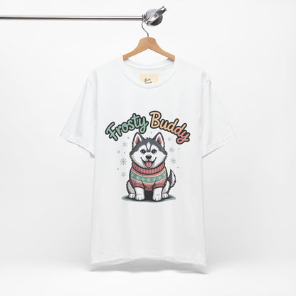 Frosty Buddy Dog T-Shirt