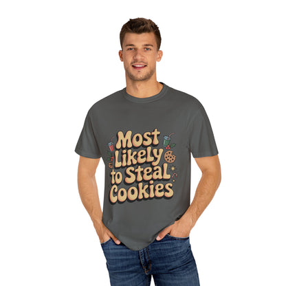 Vintage Christmas Cookie Thief T-shirt